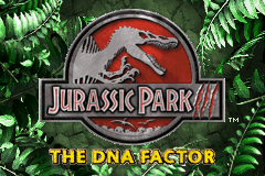 Jurassic Park III - The DNA Factor Title Screen